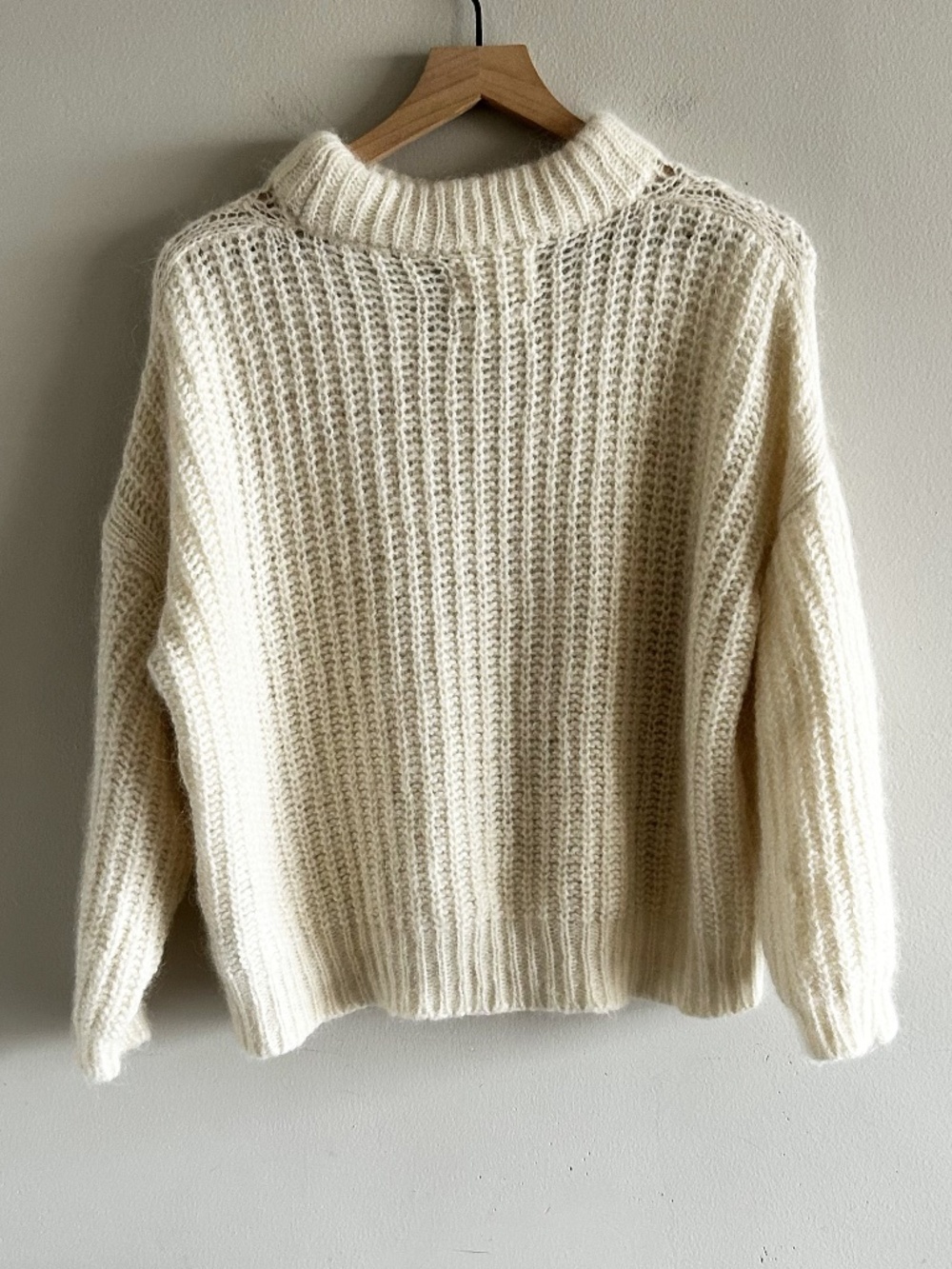 ba&sh Emma Sweater in Ecru, Size Small - Picture 6 of 15